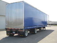 Solid Rear Wall Drop-deck Curtainside Trailer