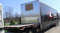 Petroleum field drop-deck trailer